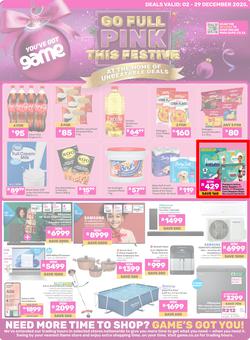 Game : Go Full Pink This Festive (02 December - 29 December 2025), page 1