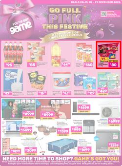 Game : Go Full Pink This Festive (02 December - 29 December 2025), page 1