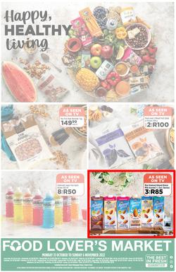 Food Lover's Market Western Cape : Happy, Healthy Living (31 October - 06 November 2022), page 1