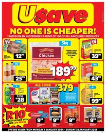 Usave Eastern Cape : No One Is Cheaper (01 January - 21 January 2024)