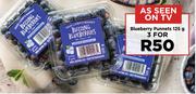 Blueberry Punnets-For 3 x 125g