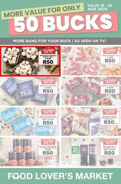 Food Lover's Market : More Value For Only 50 Bucks (19 August - 25 August 2024), page 1