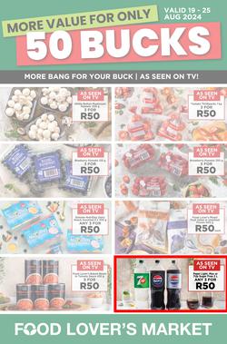 Food Lover's Market : More Value For Only 50 Bucks (19 August - 25 August 2024), page 1