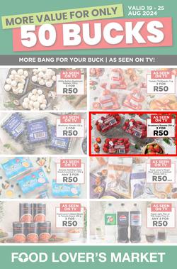 Food Lover's Market : More Value For Only 50 Bucks (19 August - 25 August 2024), page 1