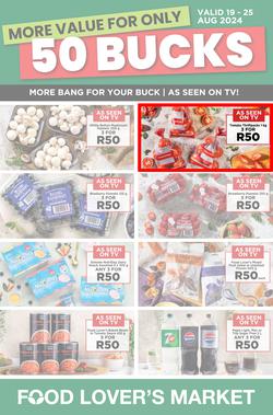 Food Lover's Market : More Value For Only 50 Bucks (19 August - 25 August 2024), page 1