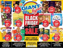 Giant Hyper : Black Friday (24 November - 26 November 2023)