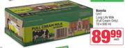 Bonnita UHT Long Life Milk (Full Cream Only)-10 x 500ml