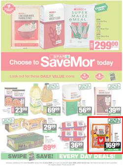 SPAR SaveMor Eastern Cape : Choose To SaveMor Today (08 June - 21 June 2026), page 1