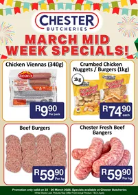 Chester Butcheries : Specials (23 March - 26 March 2026)
