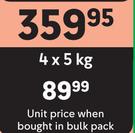 Aunt Caroline Parboiled White Rice-4 x 5Kg