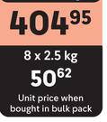 Illovo White Sugar-8 x 2.5Kg