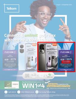 Telkom : Connect And Unlimit Your Flex (1 August - 31 August 2023), page 1