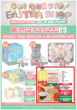 SUPERSPAR EASTERN CAPE (23 March - 5 April 2021) Valid in Gqeberha, East London, Knysna, George, Jeffrey's Bay, ST Francis Bay, Port Alfred, Plettenberg Bay, Uitenhage, Queenstown & Sedgefield, page 1