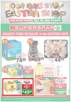 SUPERSPAR EASTERN CAPE (23 March - 5 April 2021) Valid in Gqeberha, East London, Knysna, George, Jeffrey's Bay, ST Francis Bay, Port Alfred, Plettenberg Bay, Uitenhage, Queenstown & Sedgefield, page 1