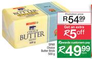 Spar Choice Butter Brick-500g