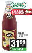 All Gold Tomato Sauce-700ml