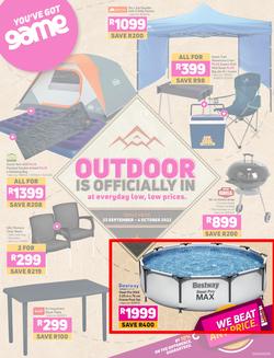 Game : Outdoor Is Officially In At Everyday Low, Low Prices (23 September - 04 October 2022), page 1