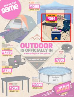Game : Outdoor Is Officially In At Everyday Low, Low Prices (23 September - 04 October 2022), page 1
