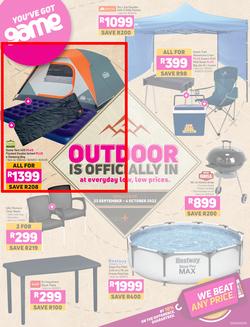 Game : Outdoor Is Officially In At Everyday Low, Low Prices (23 September - 04 October 2022), page 1