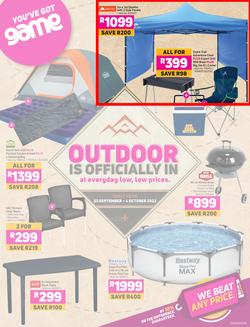 Game : Outdoor Is Officially In At Everyday Low, Low Prices (23 September - 04 October 2022), page 1
