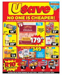 Usave Western Cape : No One Is Cheaper (22 July - 11 August 2024)