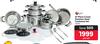 Tissolii 21 Piece Crown Stainless Steel Cookware Set