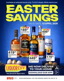 Liquor City : Easter Savings (26 March - 12 April 2026)