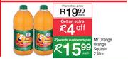 Mr Orange Squash-2Ltr Each