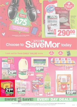 SPAR SaveMor Eastern Cape : Every Day Deals (05 January - 19 January 2026), page 1