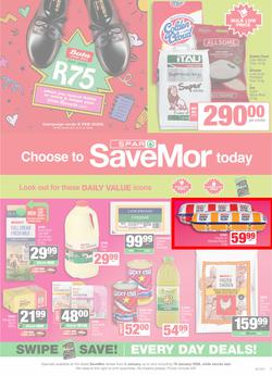 SPAR SaveMor Eastern Cape : Every Day Deals (05 January - 19 January 2026), page 1
