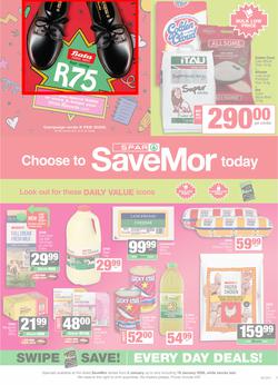 SPAR SaveMor Eastern Cape : Every Day Deals (05 January - 19 January 2026), page 1