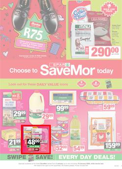 SPAR SaveMor Eastern Cape : Every Day Deals (05 January - 19 January 2026), page 1