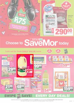 SPAR SaveMor Eastern Cape : Every Day Deals (05 January - 19 January 2026), page 1