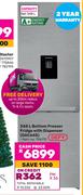 Defy 348L Bottom Freezer/Fridge With Dispenser DAC645