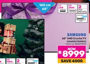 Samsung 165cm (65") UHD Crystal TV UA65DU7000KX