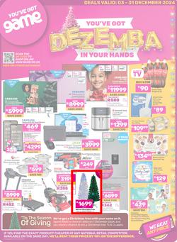 Game : You've Got Dezemba In Your Hands (03 December - 31 December 2024), page 1