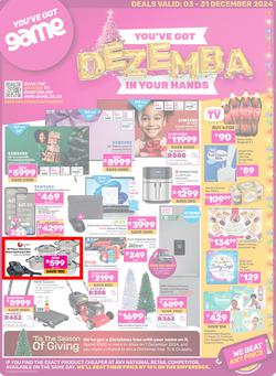 Game : You've Got Dezemba In Your Hands (03 December - 31 December 2024), page 1