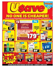 Usave Western Cape : No One Is Cheaper (20 May - 09 June 2024)