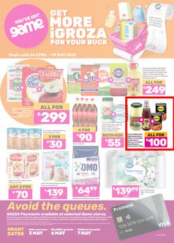 Game SASSA : Get More iGroza For Your Buck (24 April - 09 May 2025), page 1