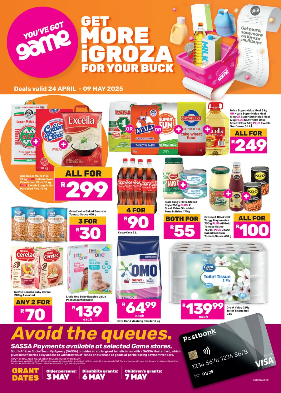 Game SASSA : Get More iGroza For Your Buck (24 April - 09 May 2025)