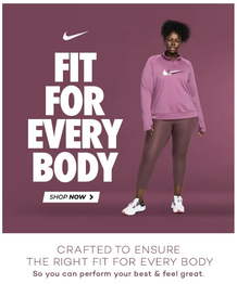 Totalsports : Fit For Every Body (Request Valid Dates From Retailer)