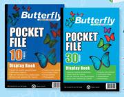 Butterfly A4 Pocket Files 20 Pocket