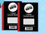 Game A4 Hard Cover Books Feint Margin Or Quad Margin 2 Quire 192 Pages-Each