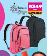 Volkano Victory Backpack Pink Or Navy-Each