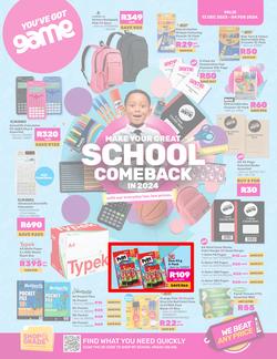 Game : Make Your Great School Comeback In 2024 (13 December - 04 February 2024), page 1