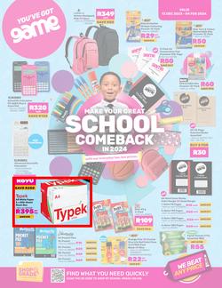 Game : Make Your Great School Comeback In 2024 (13 December - 04 February 2024), page 1