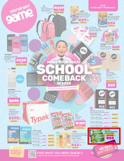 Game : Make Your Great School Comeback In 2024 (13 December - 04 February 2024), page 1