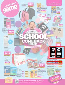 Game : Make Your Great School Comeback In 2024 (13 December - 04 February 2024), page 1
