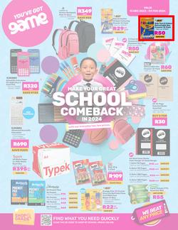 Game : Make Your Great School Comeback In 2024 (13 December - 04 February 2024), page 1