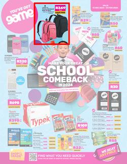 Game : Make Your Great School Comeback In 2024 (13 December - 04 February 2024), page 1